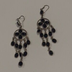 Elegant Black Dangle Earrings